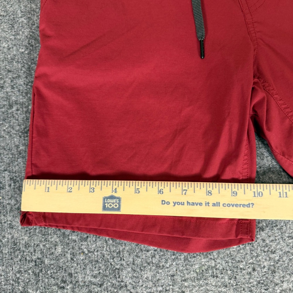 686 Everywhere Featherlight Chino Shorts Mens 32 Red Stretch Lightweight Travel - Picture 9 of 10